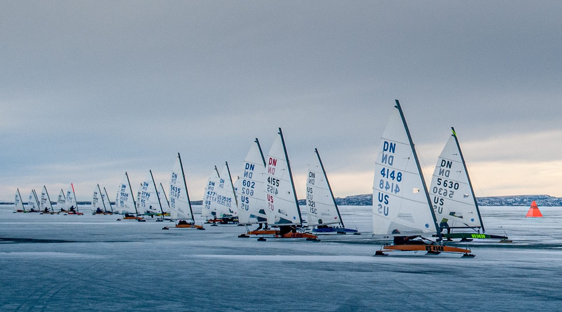 ice yacht racing