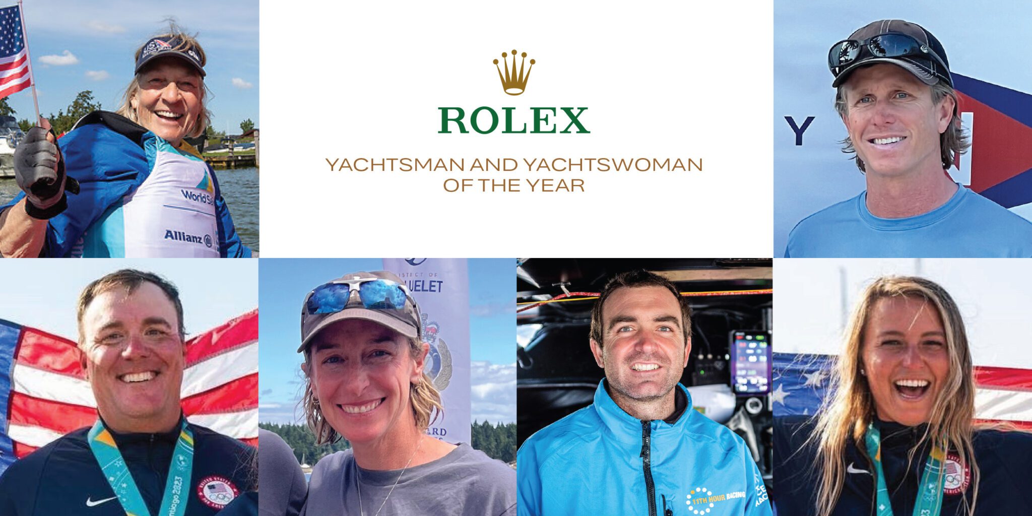 US Sailing Announces Finalists For 2023 Rolex Yachtsman and Yachtswoman