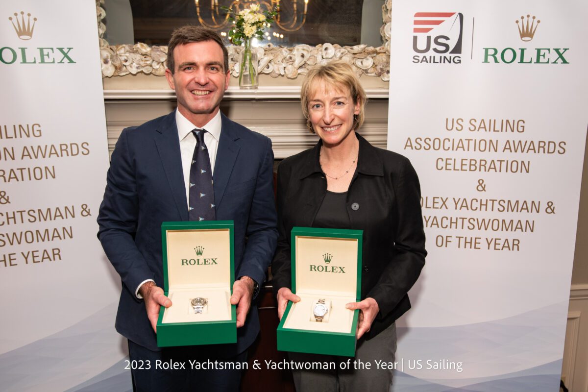 Charlie Enright, Christina Wolfe Awarded US Sailing’s 2023 Rolex